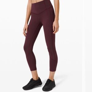 Lululemon All the Right Places high rise crop